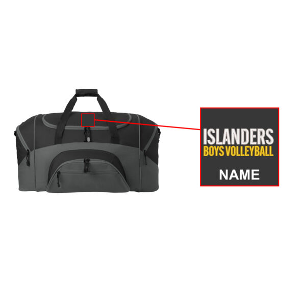 Port Authority® - Standard Colorblock Sport Duffel - Embroidered Logo **Add Name for $5! ** Thumbnail