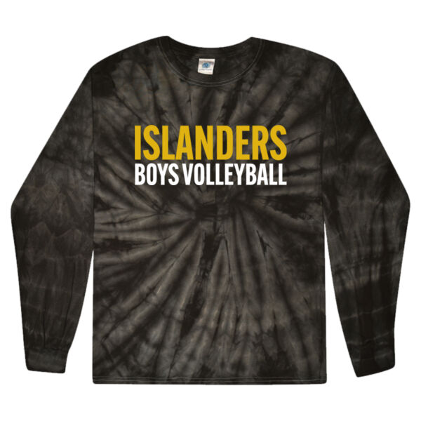 Colortone - Tie-Dyed Long Sleeve T-Shirt - Printed Logo **Add Name for $5! ** Thumbnail