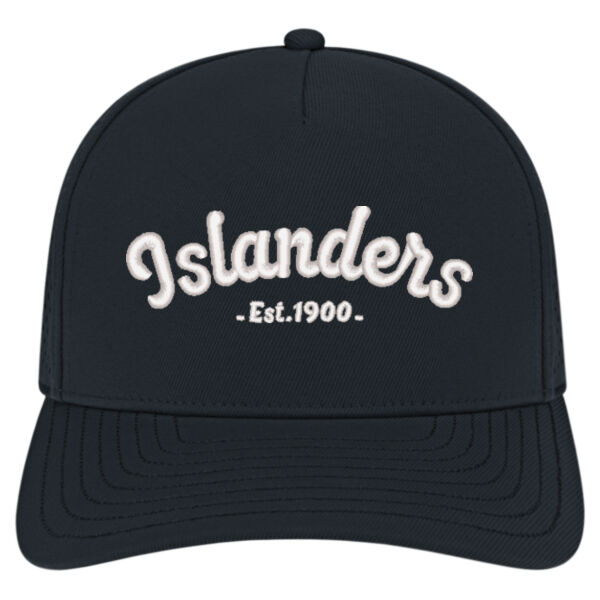 Cap America - Premium Water-Resistant Perforated Cap - Embroidered Logo Thumbnail