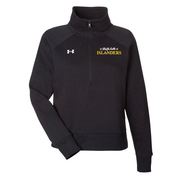 Under Armour - Women's Rival Fleece Quarter-Zip Pullover - Embroidered Logo Thumbnail