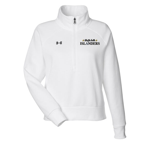 Under Armour - Women's Rival Fleece Quarter-Zip Pullover - Embroidered Logo Thumbnail