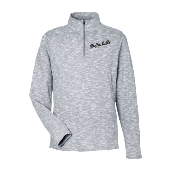 North End - Men's Eclipse Jacquard Quarter-Zip Pullover - Embroidered Logo Thumbnail