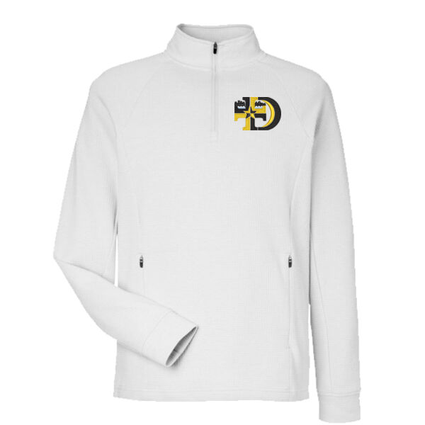 North End - Men's Rhythm Waffle Quarter-Zip Pullover - Embroidered Logo Thumbnail