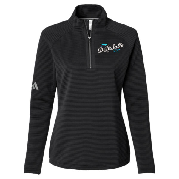 Adidas - Women's Spacer Quarter-Zip Pullover - Embroidered Logo Thumbnail