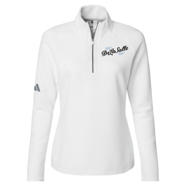Adidas - Women's Spacer Quarter-Zip Pullover - Embroidered Logo Thumbnail
