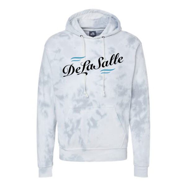 J. America - Tie-Dyed Fleece Hooded Sweatshirt - Printed Logo Thumbnail
