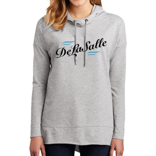 District ® Women’s Featherweight French Terry ™ Hooded Tee - Printed Logo Thumbnail