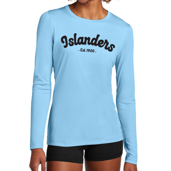 Sport-Tek® Women's Posi-UV® Pro Long Sleeve - Printed Logo Thumbnail