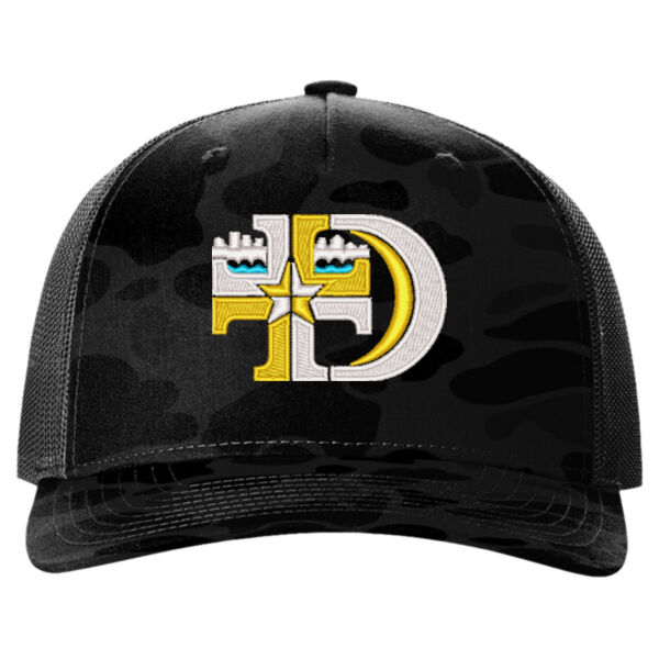 Richardson - Printed Five-Panel Trucker Cap - Embroidered Logo Thumbnail