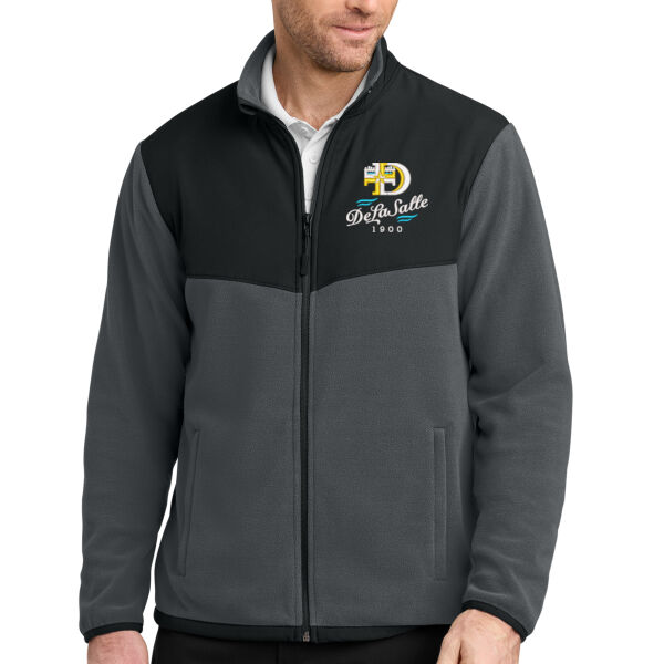 Port Authority® Therma-Tek Fleece Jacket - Embroidered Logo Thumbnail