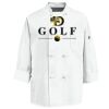 Eight Knot Button Chef Coat with Thermometer Pocket Thumbnail