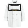 Eight Knot Button Chef Coat with Thermometer Pocket Thumbnail