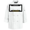 Eight Knot Button Chef Coat with Thermometer Pocket Thumbnail