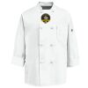 Eight Knot Button Chef Coat with Thermometer Pocket Thumbnail