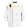 Eight Knot Button Chef Coat with Thermometer Pocket Thumbnail