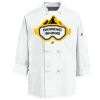 Eight Knot Button Chef Coat with Thermometer Pocket Thumbnail