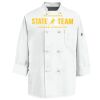 Eight Knot Button Chef Coat with Thermometer Pocket Thumbnail