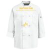 Eight Knot Button Chef Coat with Thermometer Pocket Thumbnail