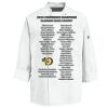 Eight Knot Button Chef Coat with Thermometer Pocket Thumbnail