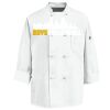 Eight Knot Button Chef Coat with Thermometer Pocket Thumbnail