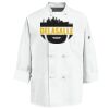 Eight Knot Button Chef Coat with Thermometer Pocket Thumbnail