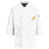 Button Chef Coat with Thermometer Pocket Thumbnail