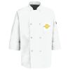 Button Chef Coat with Thermometer Pocket Thumbnail