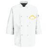 Button Chef Coat with Thermometer Pocket Thumbnail