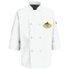 Button Chef Coat with Thermometer Pocket Thumbnail