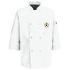 Button Chef Coat with Thermometer Pocket Thumbnail