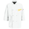 Button Chef Coat with Thermometer Pocket Thumbnail