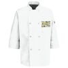 Button Chef Coat with Thermometer Pocket Thumbnail