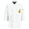 Eight Pearl Button Chef Coat with Thermometer Pocket Thumbnail