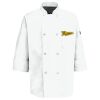 Eight Pearl Button Chef Coat with Thermometer Pocket Thumbnail