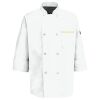 Eight Pearl Button Chef Coat with Thermometer Pocket Thumbnail
