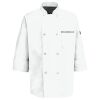 Eight Pearl Button Chef Coat with Thermometer Pocket Thumbnail