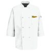 Eight Pearl Button Chef Coat with Thermometer Pocket Thumbnail
