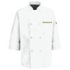 Eight Pearl Button Chef Coat with Thermometer Pocket Thumbnail