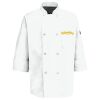 Eight Pearl Button Chef Coat with Thermometer Pocket Thumbnail