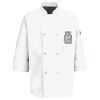 Eight Pearl Button Chef Coat with Thermometer Pocket Thumbnail