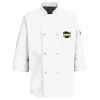 Eight Pearl Button Chef Coat with Thermometer Pocket Thumbnail