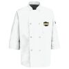 Eight Pearl Button Chef Coat with Thermometer Pocket Thumbnail