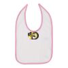 Infant Contrast Trim Premium Jersey Bib Thumbnail