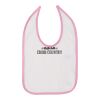 Infant Contrast Trim Premium Jersey Bib Thumbnail