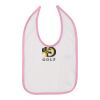 Infant Contrast Trim Premium Jersey Bib Thumbnail