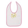 Infant Contrast Trim Premium Jersey Bib Thumbnail