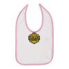 Infant Contrast Trim Premium Jersey Bib Thumbnail