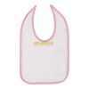 Infant Contrast Trim Premium Jersey Bib Thumbnail