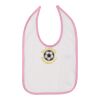 Infant Contrast Trim Premium Jersey Bib Thumbnail