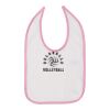 Infant Contrast Trim Premium Jersey Bib Thumbnail